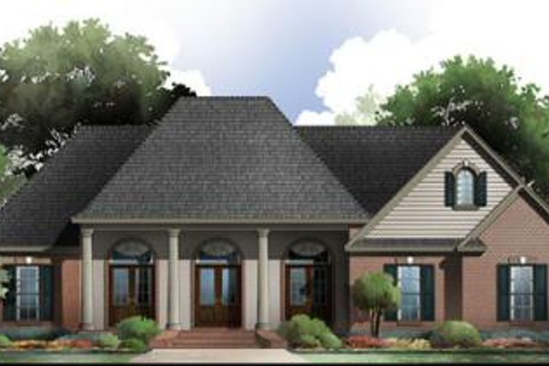 Architectural House Design - Southern Exterior - Front Elevation Plan #21-271