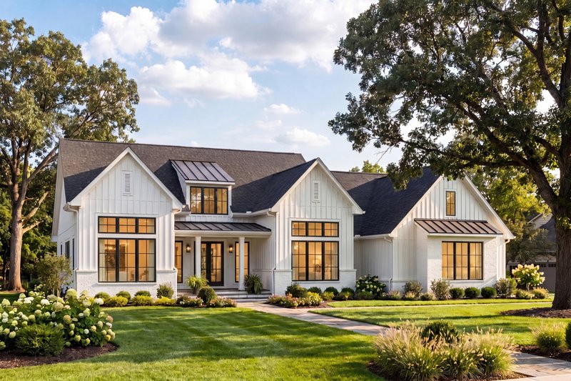 Dream House Plan - Exterior - Front Elevation 7 for Farmhouse House Plan #430-436 - 3 bed, 2 bath