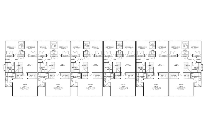Dream House Plan - Floor Plan - Upper Floor for Farmhouse House Plan #1060-319 - 18 bed, 12 bath