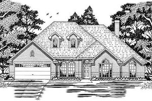 Traditional Exterior - Front Elevation Plan #42-217