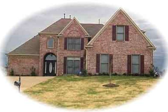 Exterior - Front Elevation for European House Plan #81-562 - 3 bed, 2.5 bath