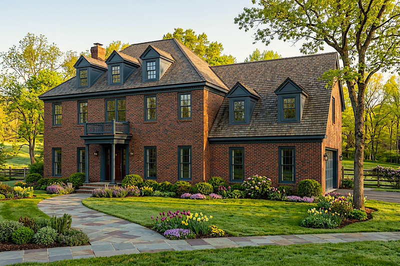 Home Plan - Exterior - Front Elevation 2 for Colonial House Plan #30-337 - 3 bed, 2.5 bath