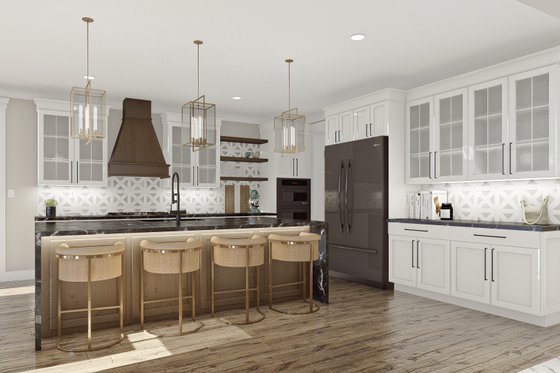 Interior - Kitchen for Cottage House Plan #455-811 - 1 bed, 1.5 bath