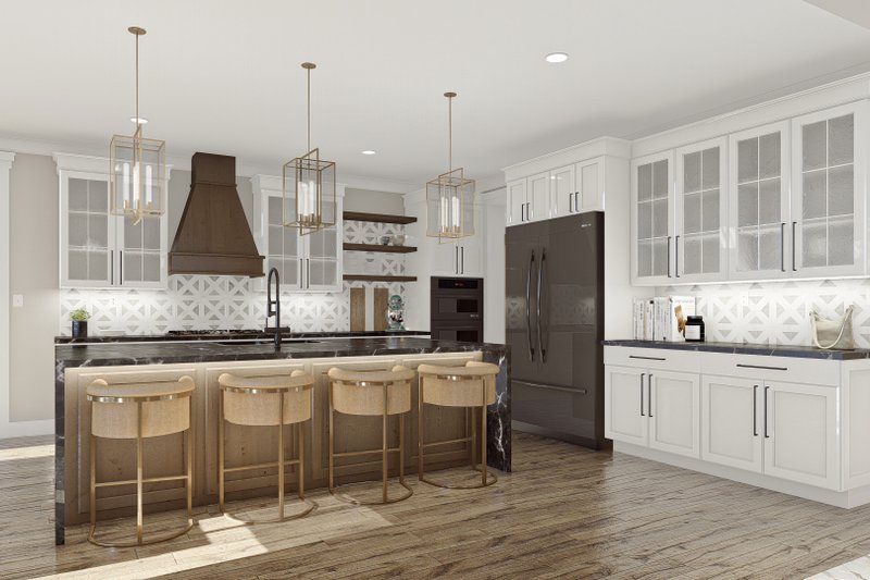 Architectural House Design - Interior - Kitchen for Cottage House Plan #455-811 - 1 bed, 1.5 bath