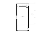 Farmhouse Style House Plan - 1 Beds 1 Baths 893 Sq/Ft Plan #1114-55 