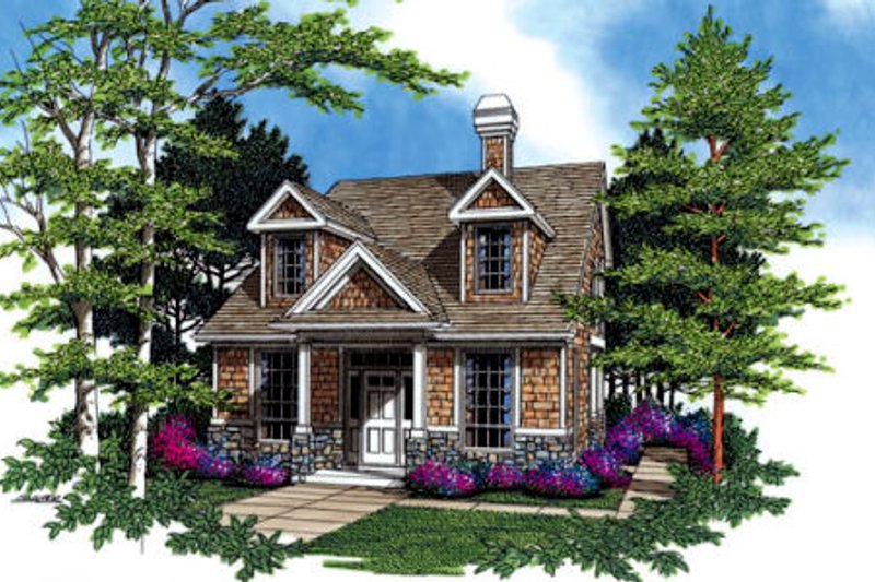 Dream House Plan - Traditional Exterior - Front Elevation Plan #48-311