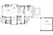 Contemporary Style House Plan - 2 Beds 2.5 Baths 2028 Sq/Ft Plan #928-386 