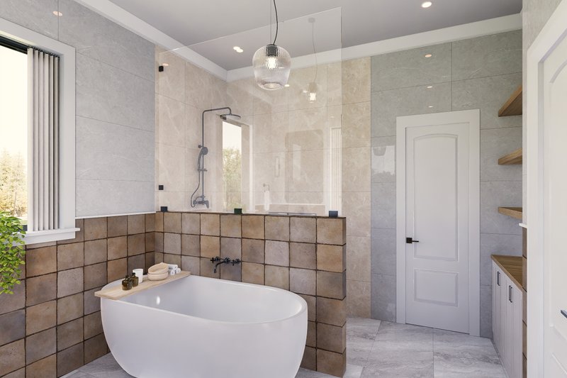 Home Plan - Interior - Bathroom 1 for Contemporary House Plan #54-688 - 3 bed, 2 bath