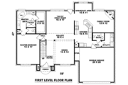 European Style House Plan - 4 Beds 2.5 Baths 2845 Sq/Ft Plan #81-842 