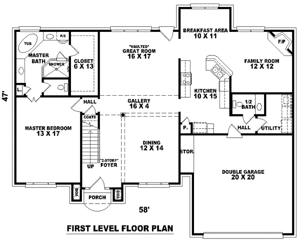 European Floor Plan - Main Floor Plan #81-842