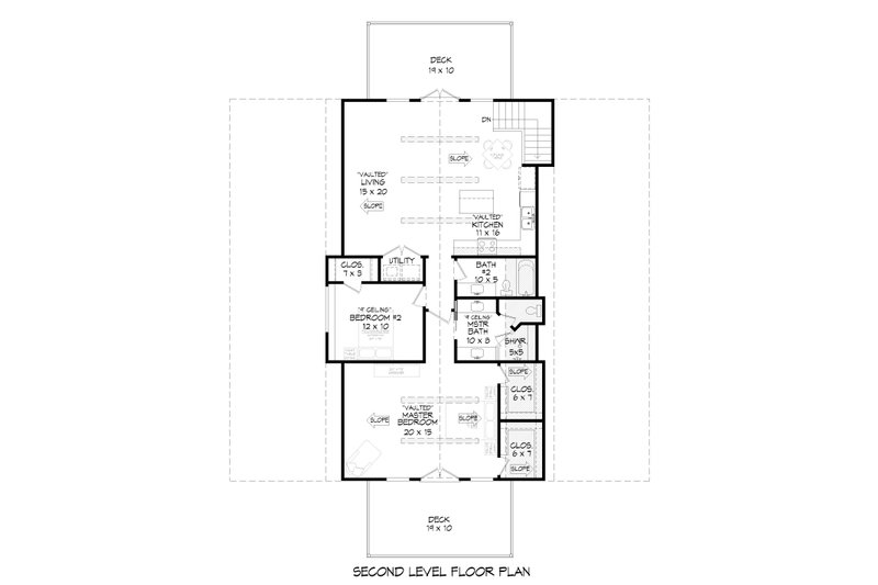 House Plan Design - Floor Plan - Upper Floor for Barndominium House Plan #932-696 - 2 bed, 3 bath