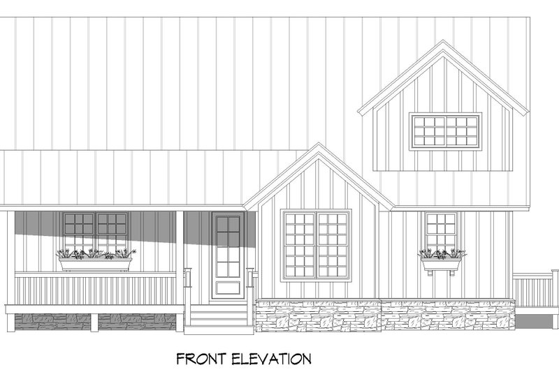 House Plan Design - Exterior - Other Elevation 2 for Traditional House Plan #932-413 - 3 bed, 3.5 bath