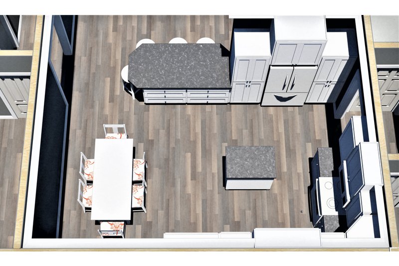 Dream House Plan - Floor Plan - Other Floor 2 for Traditional House Plan #44-236 - 3 bed, 2 bath