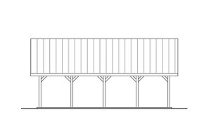 Exterior - Other Elevation for Traditional House Plan #124-1333, 0 bath
