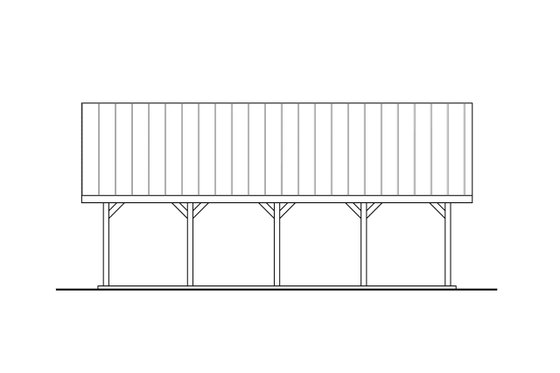 Exterior - Other Elevation for Traditional House Plan #124-1333, 0 bath
