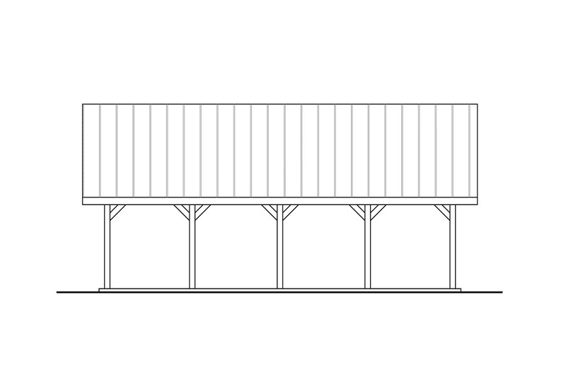 Dream House Plan - Exterior - Other Elevation for Traditional House Plan #124-1333, 0 bath