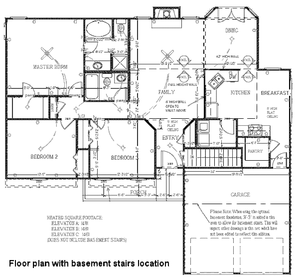 Ranch Floor Plan - Other Floor Plan #56-118