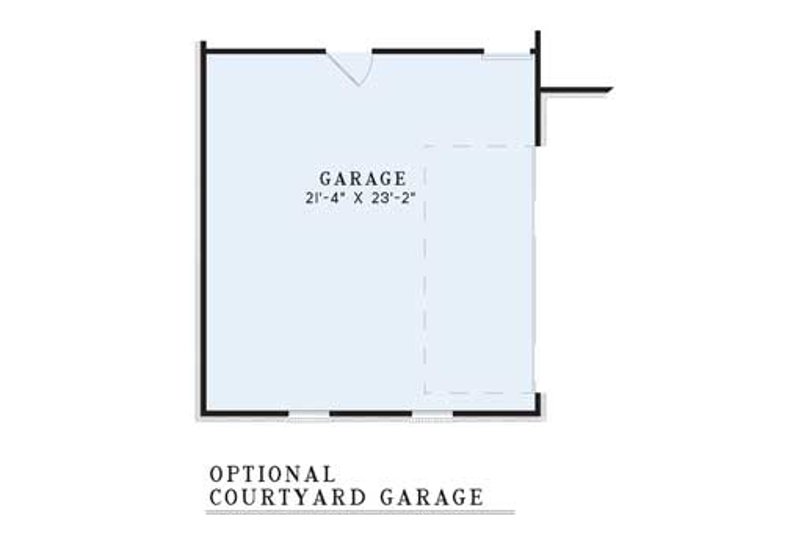 House Plan Design - Floor Plan - Other Floor for European House Plan #17-1106 - 3 bed, 2 bath