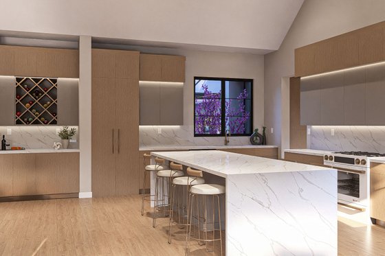 Interior - Kitchen for Modern House Plan #455-369 - 3 bed, 2.5 bath