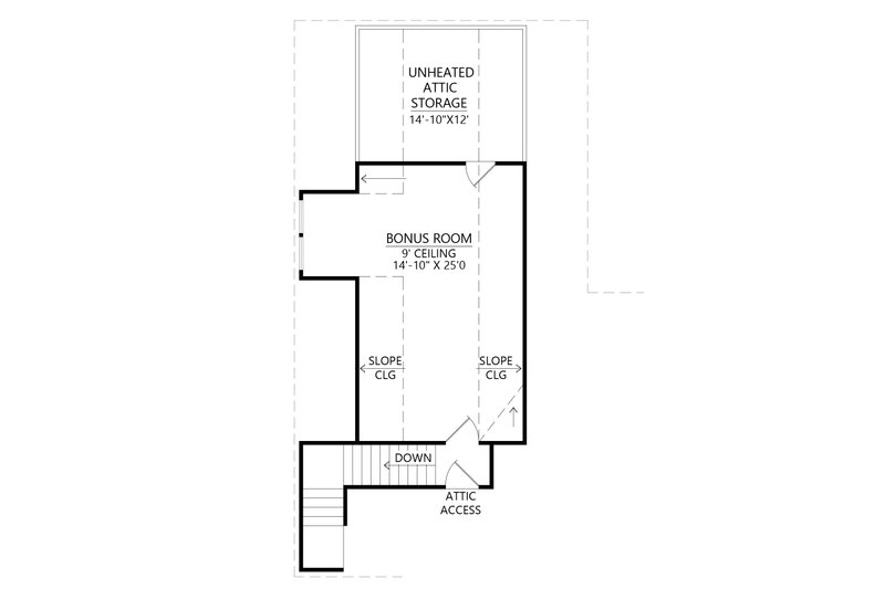 Dream House Plan - Floor Plan - Upper Floor for Farmhouse House Plan #1074-54 - 4 bed, 3.5 bath