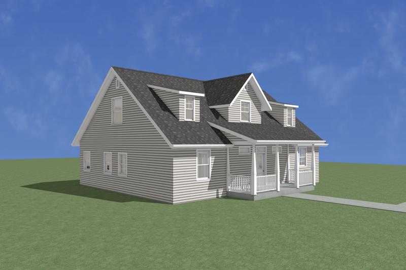 House Plan Design - Photo 3 for Farmhouse House Plan #1109-29 - 2 bed, 2 bath