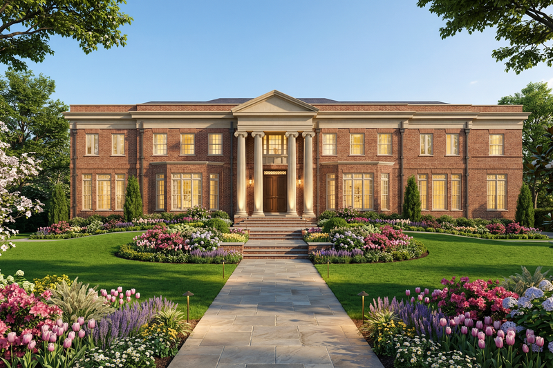 Architectural House Design - Exterior - Front Elevation 4 for Classical House Plan #119-480 - 5 bed, 4.5 bath
