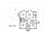 European Style House Plan - 4 Beds 3.5 Baths 3646 Sq/Ft Plan #310-651 