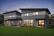Contemporary Style House Plan - 3 Beds 2.5 Baths 3100 Sq/Ft Plan #48-1026 