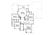 European Style House Plan - 5 Beds 3.5 Baths 4680 Sq/Ft Plan #411-579 