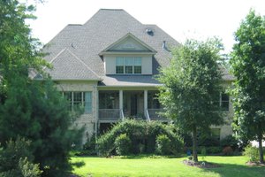 Exterior - Rear Elevation for European House Plan #1054-82 - 5 bed, 4.5 bath