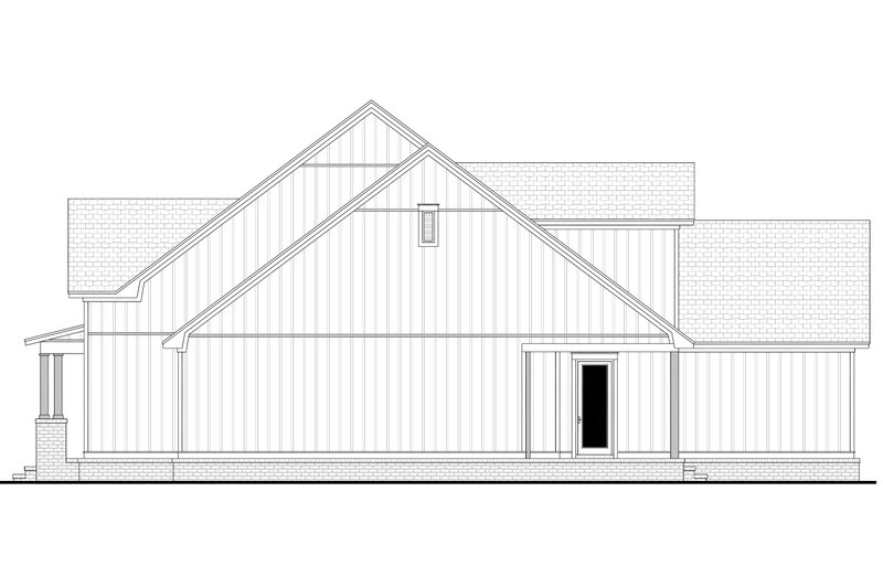 House Blueprint - Exterior - Other Elevation 1 for Farmhouse House Plan #430-249 - 3 bed, 2.5 bath