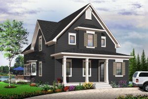 Exterior - Other Elevation for Traditional House Plan #23-825 - 3 bed, 2 bath