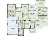 Country Style House Plan - 4 Beds 3.5 Baths 3445 Sq/Ft Plan #17-3364 