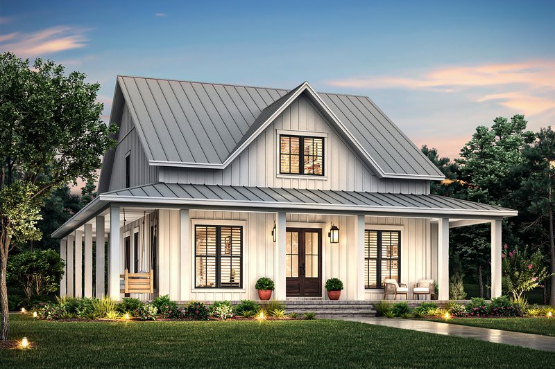 House Plan Design - Country Exterior - Front Elevation Plan #430-339