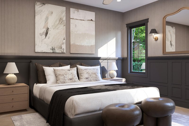 Home Plan - Interior - Master Bedroom for Cottage House Plan #455-806 - 3 bed, 4 bath