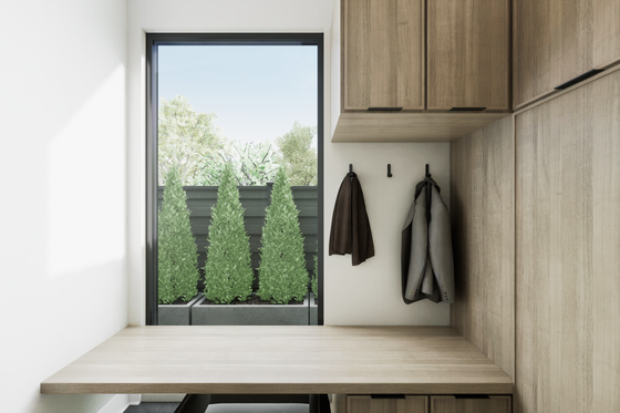 Interior - Laundry 1 for Modern House Plan #1087-1 - 4 bed, 3.5 bath