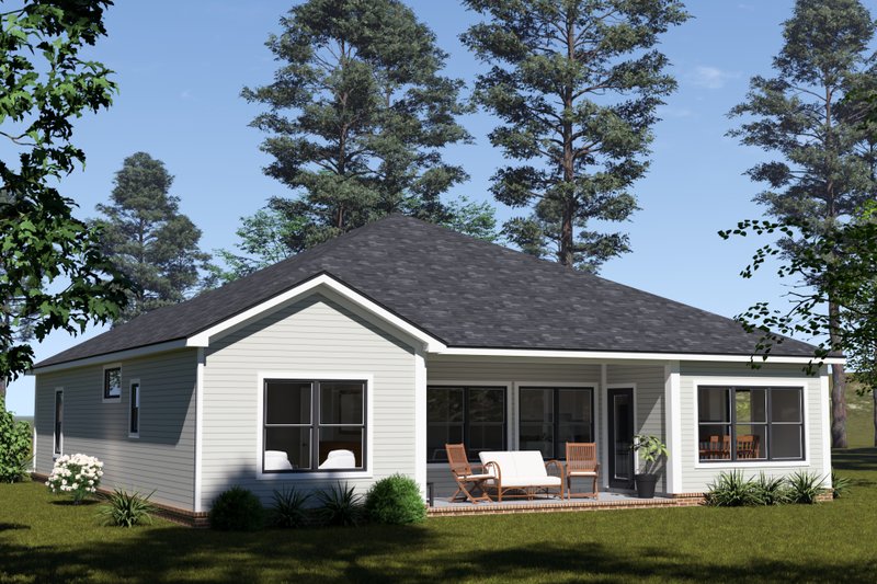 Architectural House Design - Exterior - Other Elevation 1 for Cottage House Plan #513-2415 - 3 bed, 2 bath