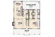 Farmhouse Style House Plan - 3 Beds 3.5 Baths 1851 Sq/Ft Plan #36-162 
