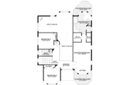 Mediterranean Style House Plan - 4 Beds 4 Baths 3353 Sq/Ft Plan #420-141 