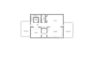 Floor Plan - Main Floor for Craftsman House Plan #926-5 - 3 bed, 3 bath