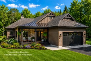House Blueprint - Exterior - Front Elevation for Craftsman House Plan #51-1533 - 3 bed, 2.5 bath