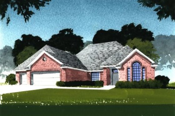 Exterior - Front Elevation for Traditional House Plan #65-251 - 4 bed, 2.5 bath