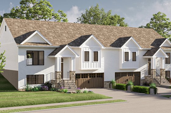 Exterior - Other Elevation 1 for Traditional House Plan #455-386 - 3 bed, 2.5 bath