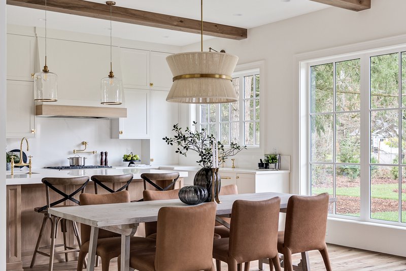Dream House Plan - Interior - Dining Room for European House Plan #1114-1 - 4 bed, 2.5 bath