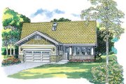 Bungalow Style House Plan - 3 Beds 2 Baths 1293 Sq/Ft Plan #47-377 