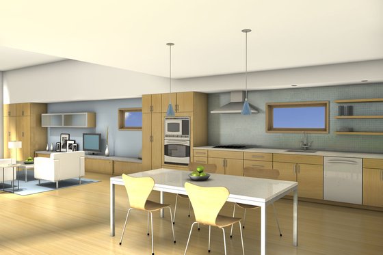 Interior - Other 5 for Modern House Plan #497-53 - 2 bed, 2 bath