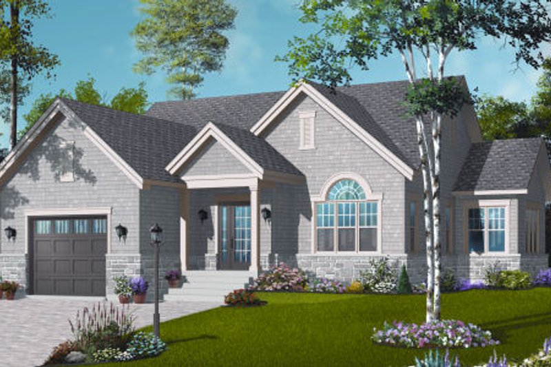 Home Plan - Cottage Exterior - Front Elevation Plan #23-2280