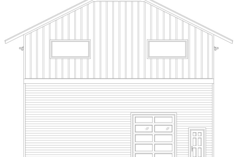 Dream House Plan - Exterior - Rear Elevation for Traditional House Plan #932-451, 0 bath
