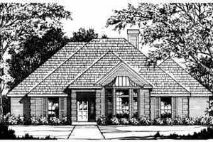 Traditional Exterior - Front Elevation Plan #40-218