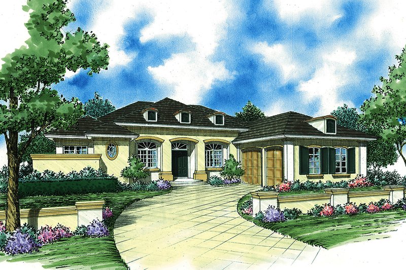 Home Plan - Ranch Exterior - Front Elevation Plan #930-490
